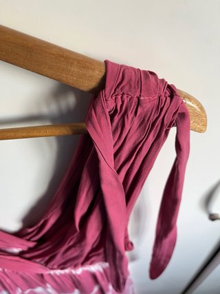 Vestido rosa tie-dye
