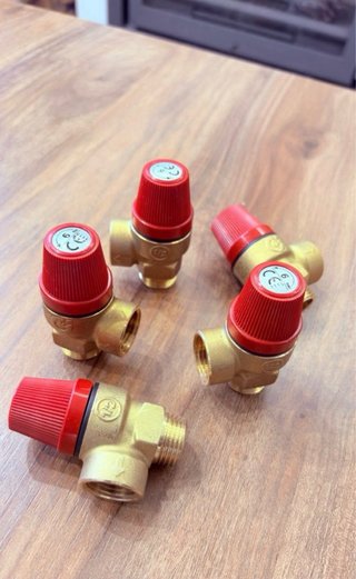 Válvulas de Segurança Caleffi (5 Unidades)