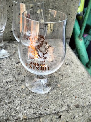 Vasos Ambar Export dorados