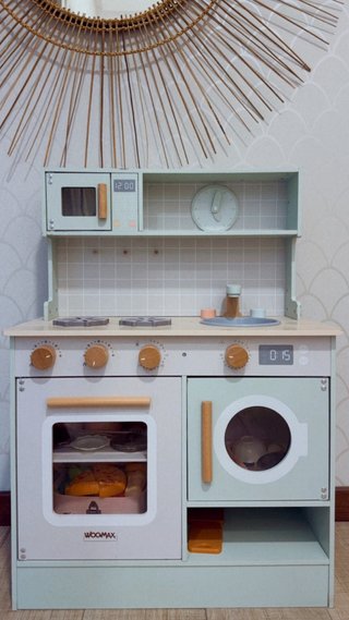 Cocinita de madera sin accesorios Woomax