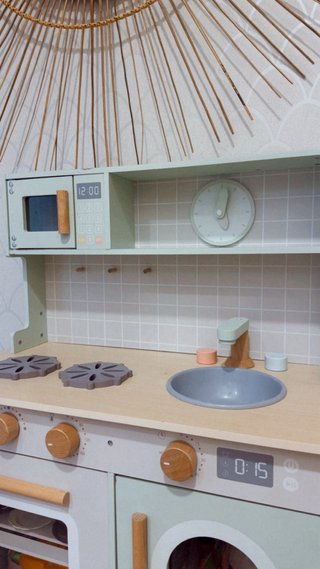 Cocinita de madera sin accesorios Woomax