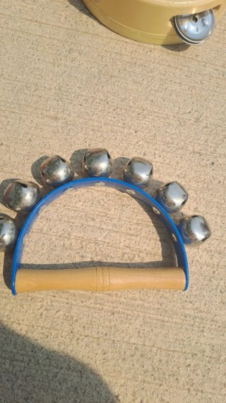 Maracas y Pandereta de Madera para Niños