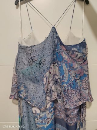 Vestido largo Massimo Dutti estampado