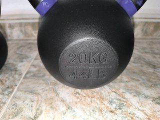 3 Pesas Rusas Kettlebell Negras