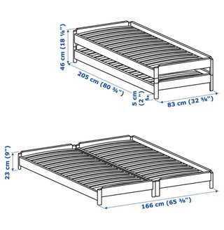 4 Camas Apilables IKEA UTAKER Madera