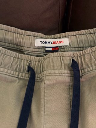 Pantalón Tommy Hilfiger Beige/Verde