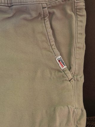Pantalón Tommy Hilfiger Beige/Verde