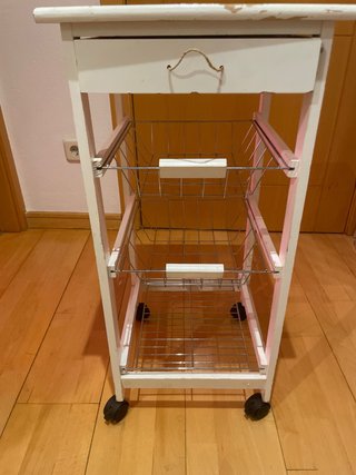 Carro auxiliar cocina con ruedas