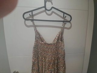 Vestido estampado floral beige
