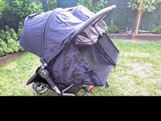 Silla gemelar Baby Jogger City Mini con capazo