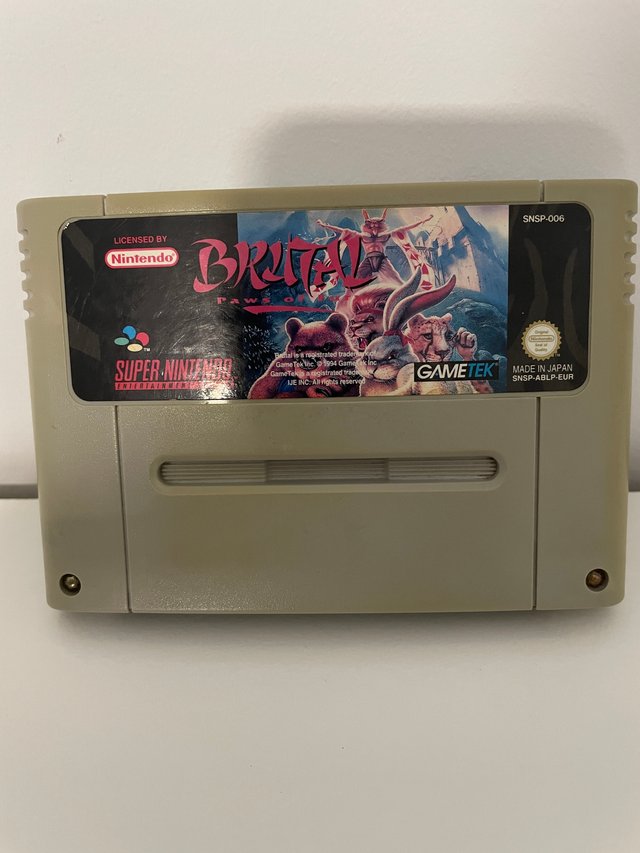 Brutal Paws of Fury Super Nintendo SNSP-006