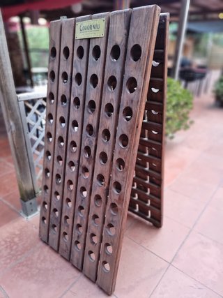 Botellero Cava Codorniu Madera