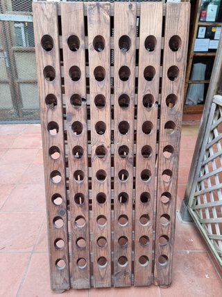 Botellero Cava Codorniu Madera