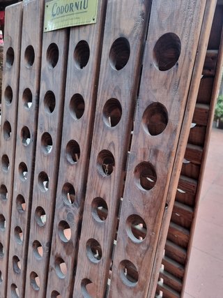 Botellero Cava Codorniu Madera
