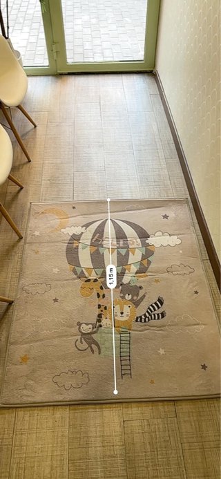 Alfombra infantil JYSK 96x115 cm