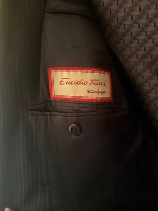 Traje Negro Emidio Tucci