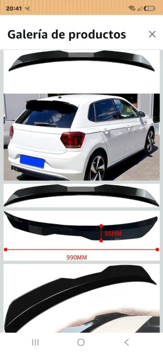 Alerón extensión Leon fr MK1 BMW M3 universal