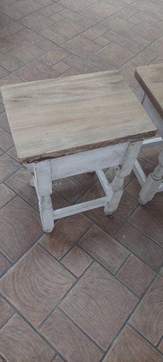 Mesitas de noche rústicas madera