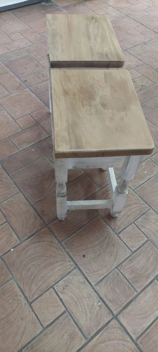 Mesitas de noche rústicas madera