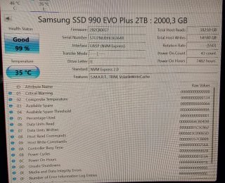 Disco duro NVME PCiE 4.0 2TB