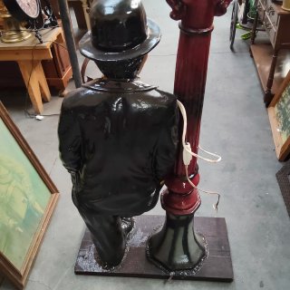 Lámpara/Escultura Charlie Chaplin