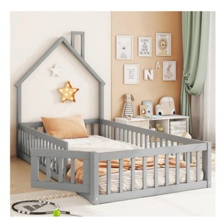 Cama Montessori para bebé 90*200  Sin colchon