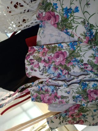Conjunto chaleco y blusa baturra, Tallas S,m,L,XL,