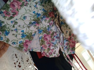 Conjunto chaleco y blusa baturra, Tallas S,m,L,XL,