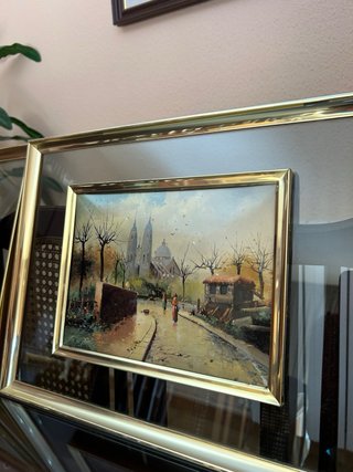 Conjunto de 2 cuadros antiguos Montblau