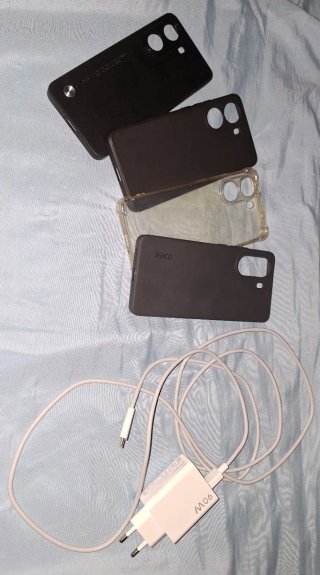 4 Fundas Poco X7 Pro + Cargador 90W
