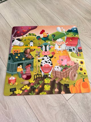 Puzzles Infantiles Granja y Dinosaurios