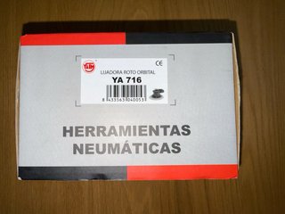 Lijadora orbital neumática