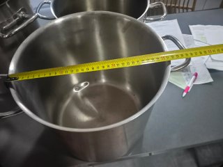 Olla grande acero inoxidable 20L