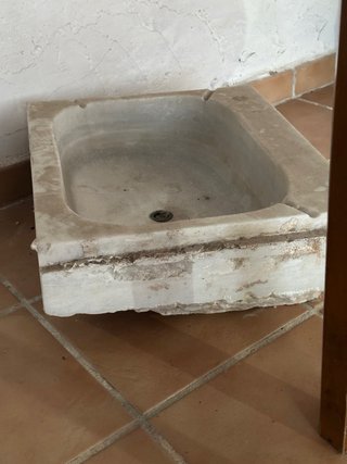 Pica de mármol antigua