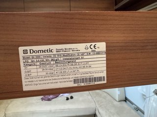 Cocina Dometic EK2000 caravana, camper, barco