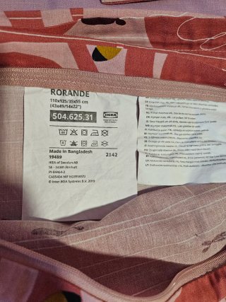 Funda Nórdica y Funda Almohada Cuna Ikea Flamencos