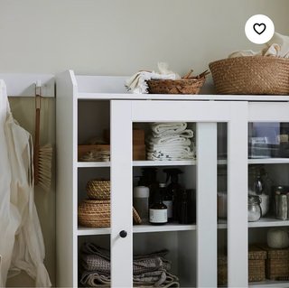 Vitrina HAUGA IKEA Blanca 105x116cm