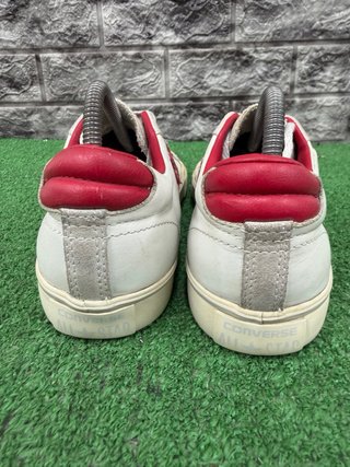 Converse Bianche Rosse Tg 39