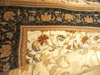 Alfombra Persa Beige Multicolor