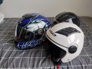 3 Cascos Moto (50€ por los 3)