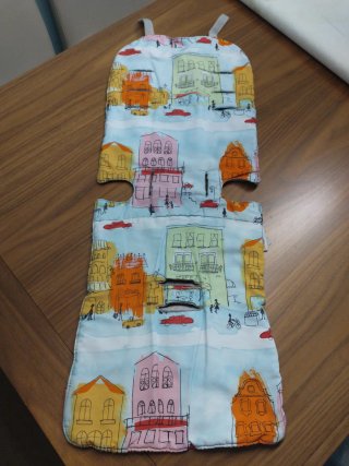 Colchoneta Silla Paseo Bebé Diseño Casas