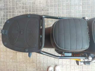 Parrilla Moto Guzzi v9 bobber + soporte para baul