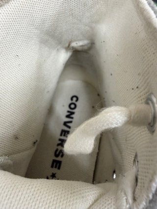 Converse Glitter Argento Tg 39