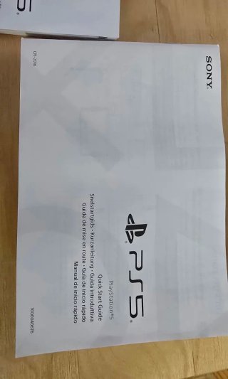 Manuales de usuario y garantía PlayStation 5