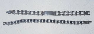 Confezione da 2 Bracciali in Acciaio Inox Uomo