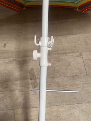 Ombrellone da spiaggia a righe 220cm