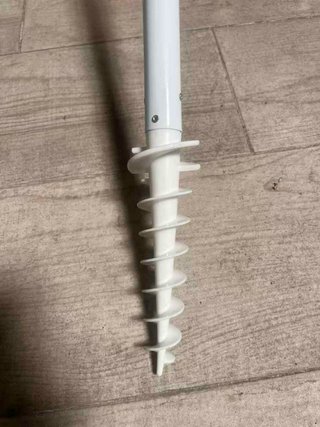 Ombrellone da spiaggia a righe 220cm