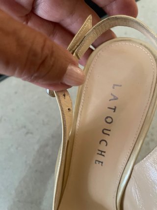Zapatos de tacón Latouche dorados