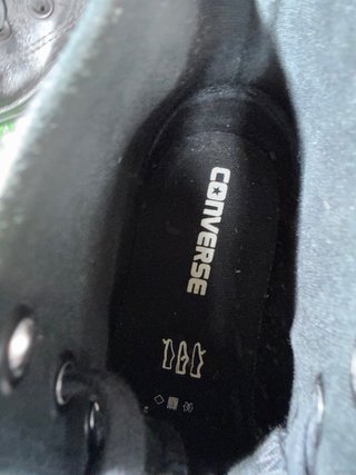 Converse nere taglia 37.5