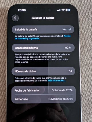 iPhone 16 Pro Max 256GB Titanio Natural
